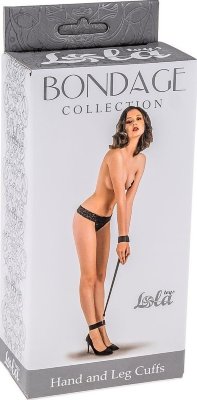 Фиксатор для запястий и лодыжек Hand and leg cuffs One Size Откройте для себя мир доминирования с надежным фиксатором Hand and leg cuffs для запястий и лодыжек. Наручники и поножи легко регулируются липучкой под любой размер и позволяют надежно зафиксировать партнера в желаемой позе. Длина фиксаторов - 38 и 50 см., ширина - 4 см. Длина ленты - 108 см.,ширина - 2 см. Страна: Россия. Материал: 100% полиэстер.