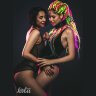 Черный ошейник Fetish с поводком