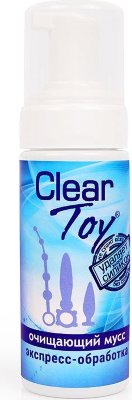 Очищающий мусс для игрушек Clear Toy - 150 мл.  Цена 863 руб. Очищающий мусс «ClearToy» на водной основе предназначен для экспресс-обработки секс-игрушек и поверхности тела. При нанесении превращается в лёгкую пену. Очищающий мусс «ClearToy» это: - быстрое и качественное очищение интимных аксессуаров и тела от различных загрязнений, в том числе от силикона - ощущение чистоты и свежести после использования - предотвращение появления неприятных запахов - великолепное смачивание и сохранение поверхности секс-игрушек - совместимость со всеми искусственными материалами. Не содержит спирта! Не сушит кожу! до и после любовной игры нанести мусс на поверхность секс-игрушки или тела. Излишки удалить салфеткой. Страна: Россия. Объем: 150 мл.