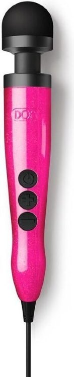 Розовый проводной wand-вибратор Doxy Die Cast 3
