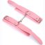 Стильные розовые наручники с мягкой подкладкой  Цена 741 руб. - Стильные розовые наручники с мягкой подкладкой