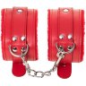 Красные оковы Anonymo из искусственной кожи