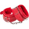 Красные оковы Anonymo из искусственной кожи