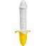 Мощный пульсатор в форме банана Banana Pulsator - 19,5 см.  Цена 4 827 руб. - Мощный пульсатор в форме банана Banana Pulsator - 19,5 см.