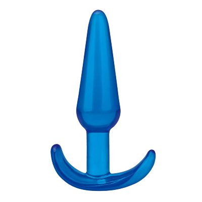 Голубая анальная пробка Slim Tapered Butt Plug - 10,8 см. Длина: 10.8 см. Диаметр: 2.8 см. Испытайте острые ощущения от анального исследования с этой тонкой конической анальной пробкой. Благодаря гладкому конусовидному кончику и ограничительному основанию она идеально подходит для новичков и столь же захватывающая для более опытных пользователей. Кроме того, она безопасна для тела и удобна для путешествий, благодаря своим компактным размерам. Рабочая длина - 9,5 см. Страна: Китай. Материал: термопластичная резина (TPR).