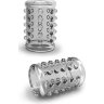 Прозрачная насадка на пенис с шишечками STAY HARD COCK SLEEVE 02 CLEAR