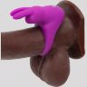 Фиолетовое эрекционное виброкольцо Happy Rabbit Cock Ring Kit