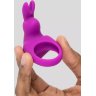 Фиолетовое эрекционное виброкольцо Happy Rabbit Cock Ring Kit