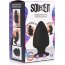 Черная мягкая анальная пробка Squeezable Small Anal Plug - 9 см. - Черная мягкая анальная пробка Squeezable Small Anal Plug - 9 см.
