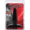 Черная анальная пробка Small Plug - 9 см.