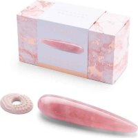 Массажер Le Wand Crystal Wand из розового кварца