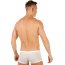 Мужские трусы-хипсы из ткани с текстурой змеиной чешуи Snake White Boxer - Мужские трусы-хипсы из ткани с текстурой змеиной чешуи Snake White Boxer