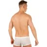 Мужские трусы-хипсы из ткани с текстурой змеиной чешуи Snake White Boxer