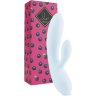 Нежно-голубой вибратор-кролик Lea Rabbit Vibrator - 20,2 см.