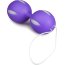 Фиолетовые вагинальные шарики Wiggle Duo  Цена 2 676 руб. - Фиолетовые вагинальные шарики Wiggle Duo