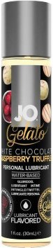 Лубрикант с ароматом трюфелей из белого шоколада и малины JO GELATO WHITE CHOCOLATE RASPBERRY TRUFFLE - 30 мл.