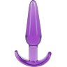 Фиолетовая анальная пробка в форме якоря Slim Anal Plug - 10,8 см.