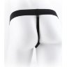 Телесный полый страпон Hollow Strap-On with Balls - 18,9 см.