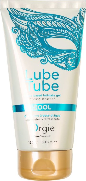 Интимный гель на водной основе Lube Tube Cool с охлаждающим эффектом - 150 мл.