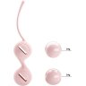 Нежно-розовые вагинальные шарики на сцепке Kegel Tighten Up I