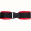 Красно-черные велюровые наручники Anonymo  Цена 1 285 руб. - Красно-черные велюровые наручники Anonymo