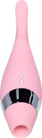 Розовый многофункциональный стимулятор Dahlia - 14 см.