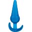 Голубая анальная пробка конической формы Medium Tapered Butt Plug - 12,7 см. - Голубая анальная пробка конической формы Medium Tapered Butt Plug - 12,7 см.