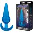 Голубая анальная пробка конической формы Medium Tapered Butt Plug - 12,7 см. - Голубая анальная пробка конической формы Medium Tapered Butt Plug - 12,7 см.