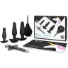 Набор в черном цвете для анальных игр ANAL EDUCATION SET