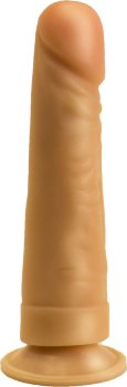 Фаллоимитатор на присоске из нежного геля - 17,5 см.