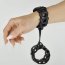 Черные кожаные наручники Клеопатра  Цена 2 058 руб. - Черные кожаные наручники Клеопатра