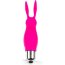 Розовый мини-вибратор в форме кролика - 9 см.  Цена 821 руб. - Розовый мини-вибратор в форме кролика - 9 см.
