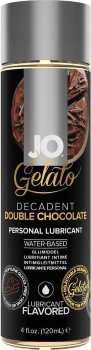 Лубрикант с ароматом шоколада JO GELATO DECADENT DOUBLE CHOCOLATE - 120 мл.