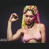 Черный ошейник Utopia с замком и ключиком