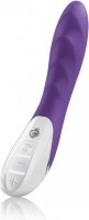 Фиолетовый вибратор Mystim Sassy Simon - 27 см.