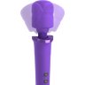 Фиолетовый вибромассажер Rechargeable Power Wand