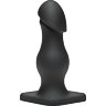 Чёрная анальная пробка TitanMen The Rumpy - 16,5 см.