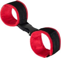 Красно-черные велюровые оковы Anonymo