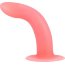 Розовый гнущийся нереалистичный дилдо Moon Beam - 16,6 см.  Цена 2 705 руб. - Розовый гнущийся нереалистичный дилдо Moon Beam - 16,6 см.