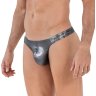 Серебристые трусы-тонги Chakra Thong
