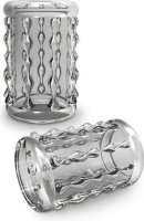 Прозрачная насадка с бороздками STAY HARD COCK SLEEVE 04 CLEAR