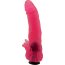 Розовая насадка для страпона с клиторальными лепестками - 20 см.  Цена 1 083 руб. - Розовая насадка для страпона с клиторальными лепестками - 20 см.