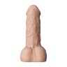 Телесный фаллоудлинитель с мошонкой Cock Next - 19 см.