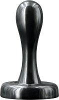 Черная анальная пробка Bowler Plug SM - 8,4 см.