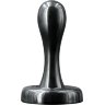 Черная анальная пробка Bowler Plug SM - 8,4 см.