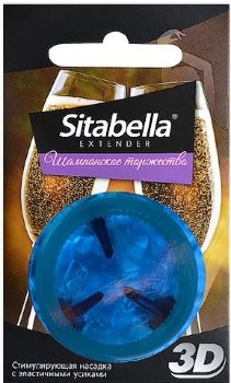 Насадка стимулирующая Sitabella 3D Шампанское торжество с ароматом шампанского