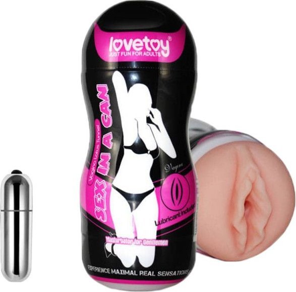 Мастурбатор-вагина Sex In A Can Vibra Vagina Tunnel