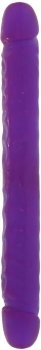 Двойной фиолетовый фаллоимитатор DOUBLE DONG LAVENDER - 30 см.