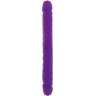 Двойной фиолетовый фаллоимитатор DOUBLE DONG LAVENDER - 30 см.