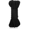 Черная хлопковая веревка для связывания Bondage Rope - 10 м.